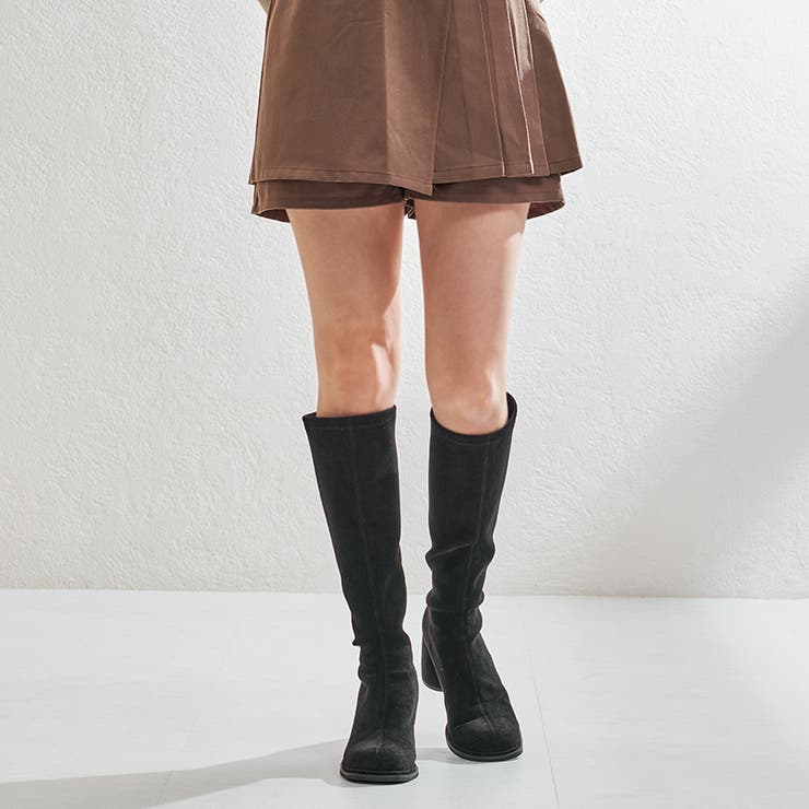 ピタッとフィットスエードヒールロングブーツ/55502 | ORiental TRaffic | 詳細画像8 