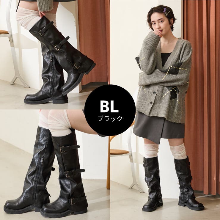 サイドベルトカバーロングブーツ/55503 | ORiental TRaffic | 詳細画像4 