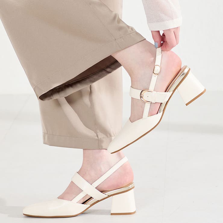 ベージュ | バックストラップパンプス/61101 | ORiental TRaffic