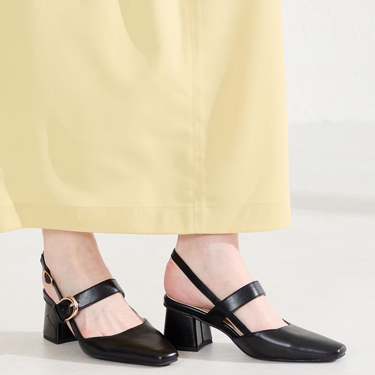 ブラック | バックストラップパンプス/61101 | ORiental TRaffic