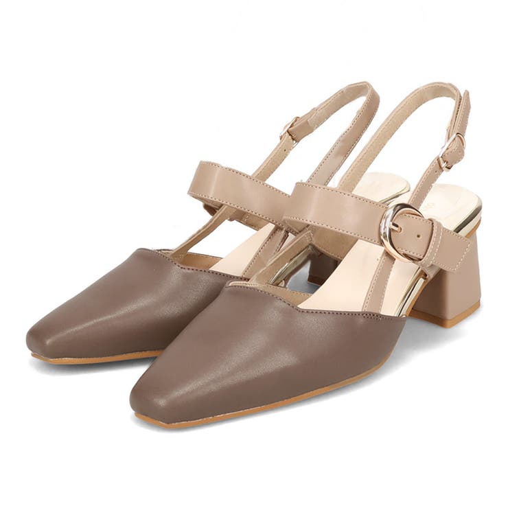 ブラウン | バックストラップパンプス/61101 | ORiental TRaffic