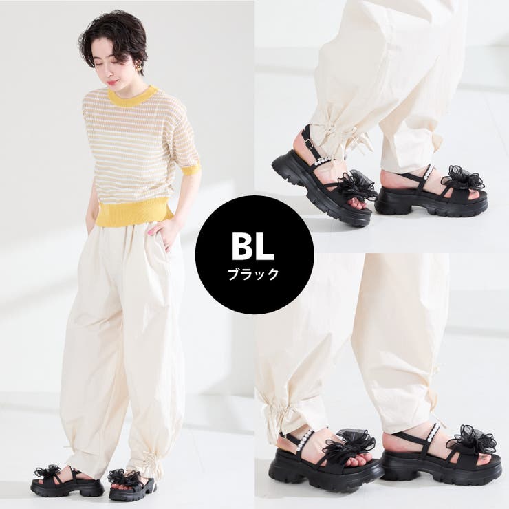 シアーリボン×パール厚底サンダル/61210 | ORiental TRaffic | 詳細画像6 