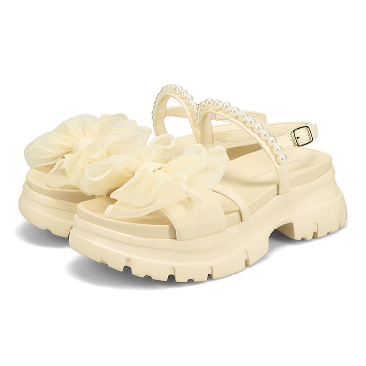 シアーリボン×パール厚底サンダル/61210 | ORiental TRaffic | 詳細画像7 