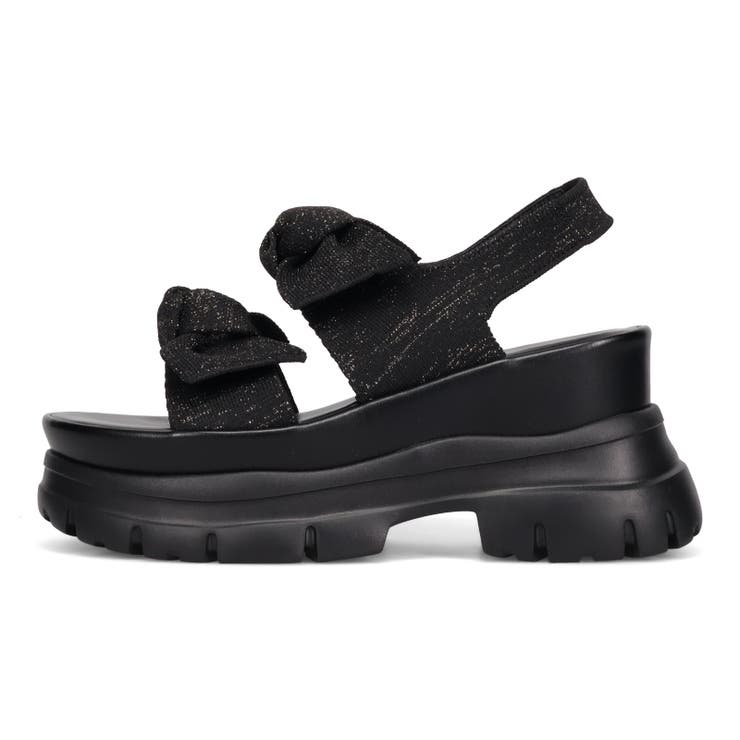ダブルニットリボン厚底サンダル/61212 | ORiental TRaffic | 詳細画像13 