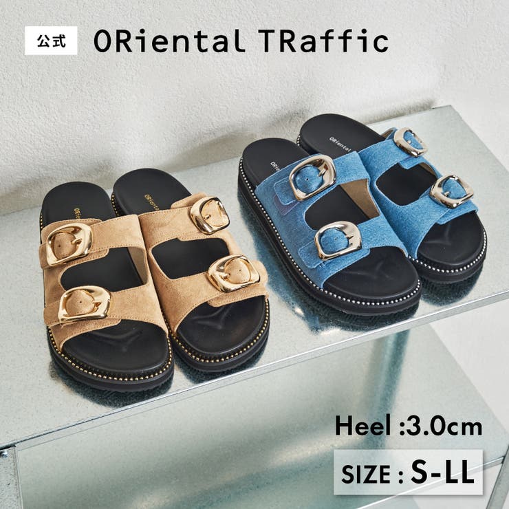 ゴールドバックルコンフォートサンダル/61215 | ORiental TRaffic | 詳細画像1 