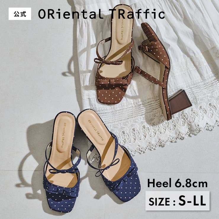 ドット×リボンミュールサンダル/61251 | ORiental TRaffic | 詳細画像1 