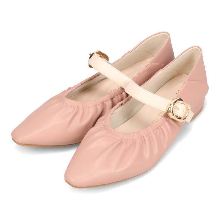 ピンク | ギャザーデザインメリージェーンパンプス/62103 | ORiental TRaffic
