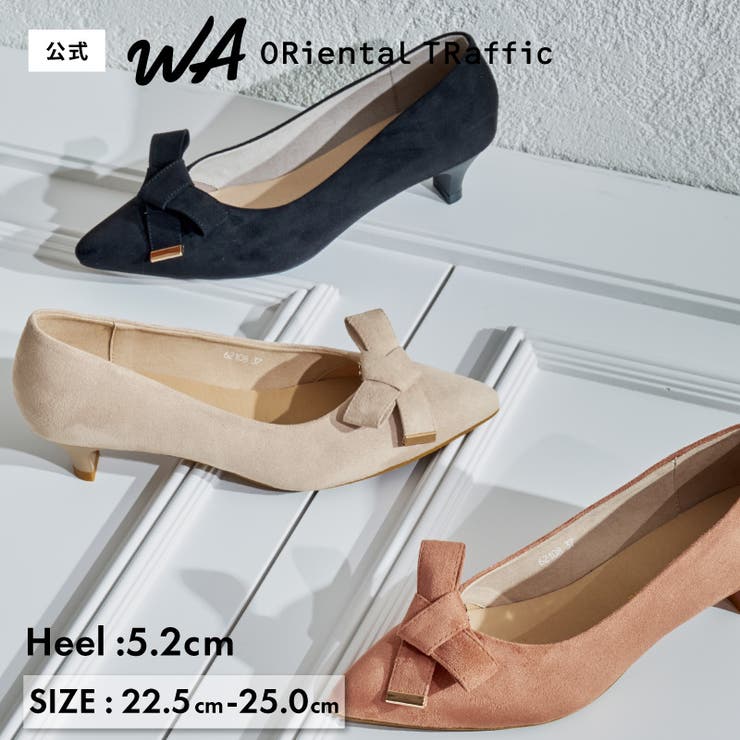 2wayリボンミドルヒールパンプス/62108 | ORiental TRaffic | 詳細画像1 