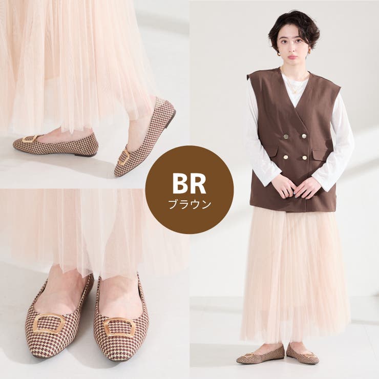 ゴールドモチーフフラットパンプス/62109 | ORiental TRaffic | 詳細画像7 