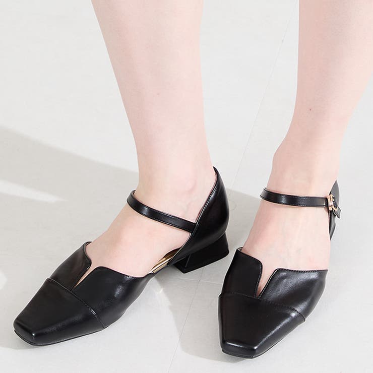 ブラック | スリットセパレートパンプス/62110 | ORiental TRaffic