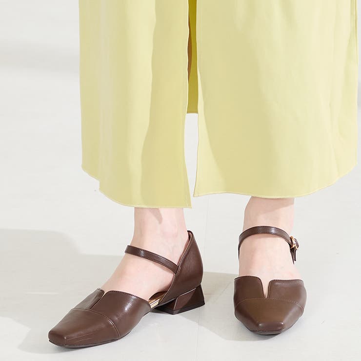 ブラウン | スリットセパレートパンプス/62110 | ORiental TRaffic