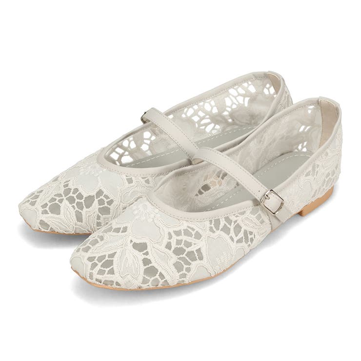 グレー | シアーレースメリージェーンパンプス/62114 | ORiental TRaffic