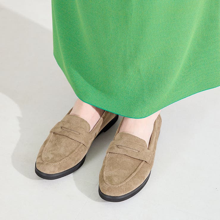 カーキ | 軽量ソフトローファー/62116 | ORiental TRaffic