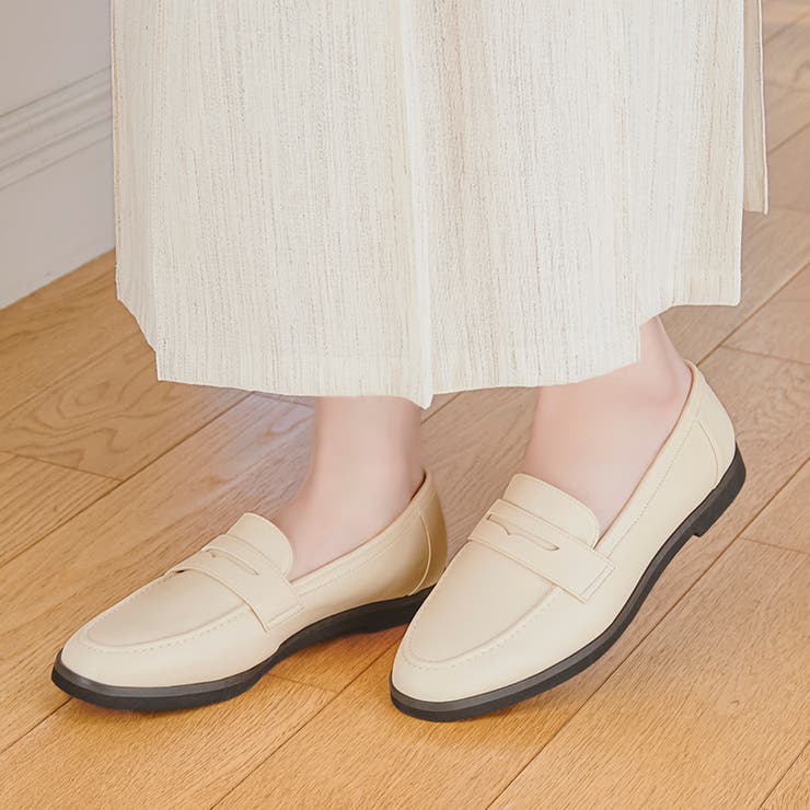 ベージュ | 軽量ソフトローファー/62116 | ORiental TRaffic