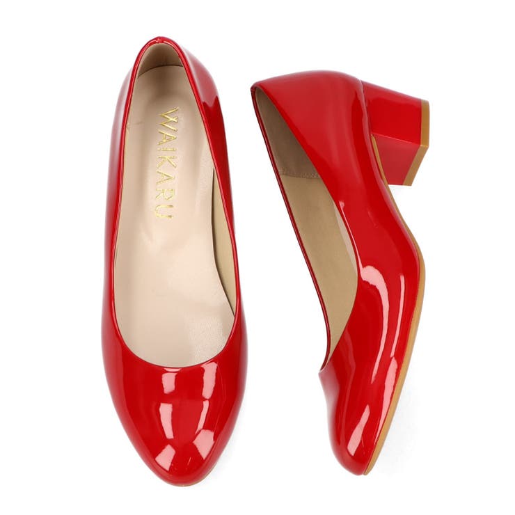 Wakaruワカル エナメルラウンドヒールパンプス レディースシューズ 品番 Orts Oriental Traffic オリエンタルトラフィック のレディースファッション通販 Shoplist ショップリスト