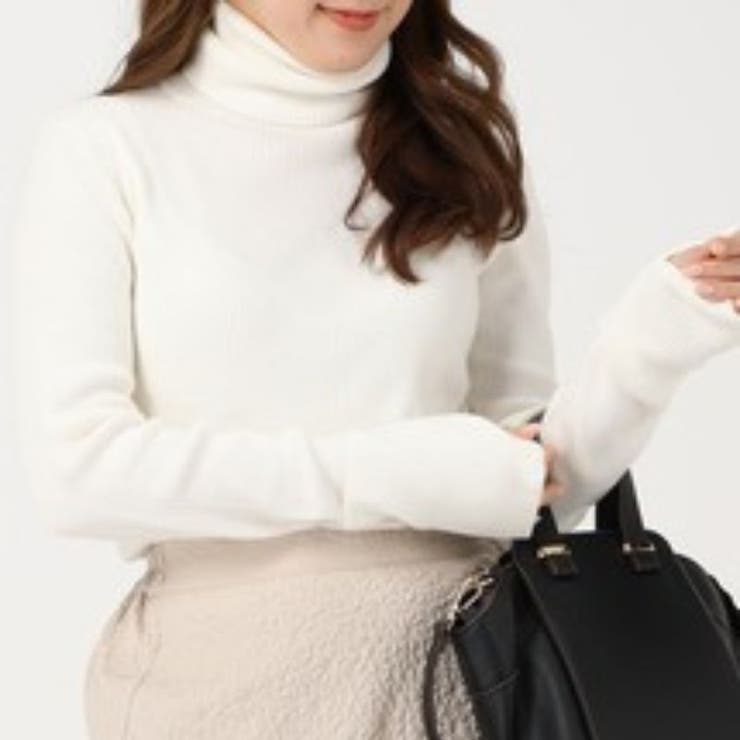 BEAUTY&YOUTHフィンガーホール リブニット プルオーバー BEAUTY&YOUTH UNITED ARROWS（ビューティーアンドユース