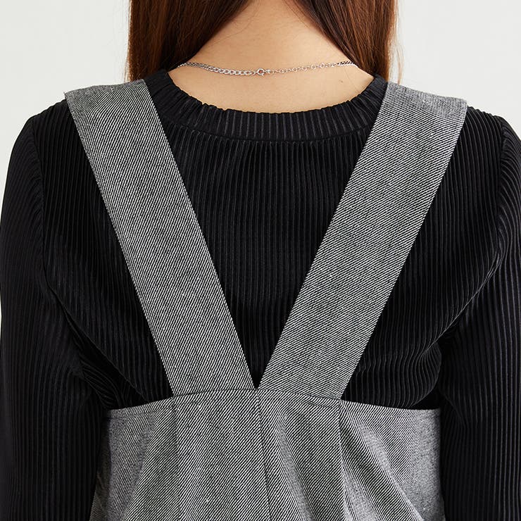 《acro》アクロ ツイードサロペット | ORiental TRaffic | 詳細画像5 