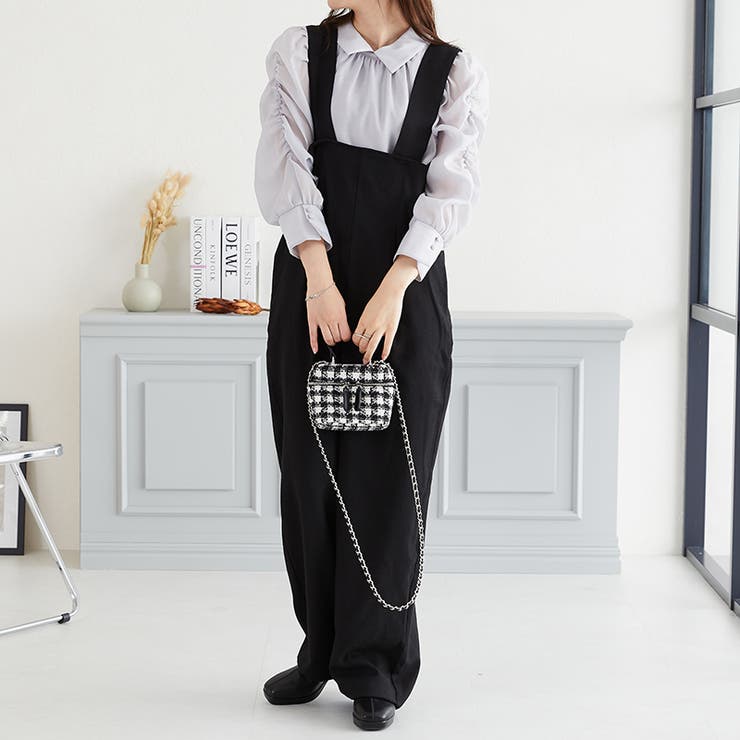 《acro》アクロ ツイードサロペット | ORiental TRaffic | 詳細画像8 