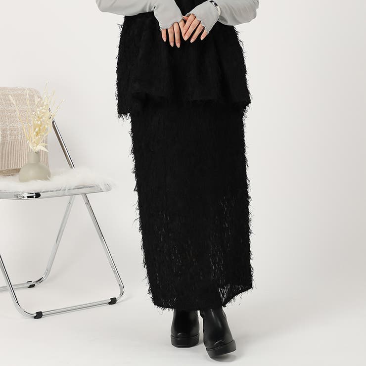 《acro》フェザージャガードタイトスカート/AC3322 | ORiental TRaffic | 詳細画像9 