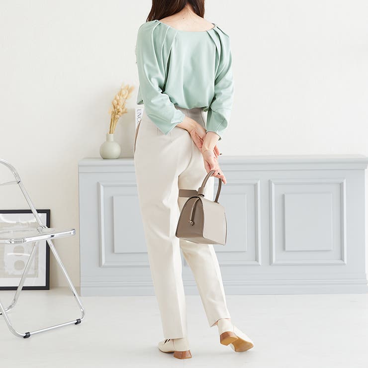 《acro》アクロ Wフロントランタンスリーブタックブラウス | ORiental TRaffic | 詳細画像16 