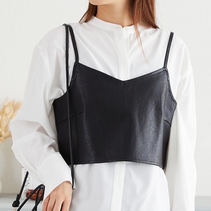 《acro》アクロ バンドカラースリットロングシャツ | ORiental TRaffic | 詳細画像8 