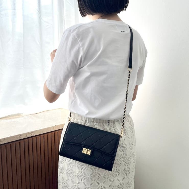 ブラック | キルティングお財布バッグ/BA-238 | ORiental TRaffic