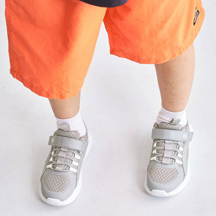 ベルト×ゴム紐メッシュスニーカー/K-452[品番：ORTS0008697