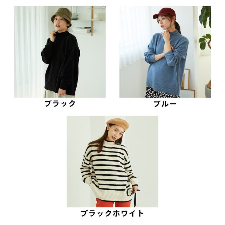 ニット セーター バックスリットニットプルオーバー MO33N03 レディース ORiental TRaffic ニット セーター バックスリットニットプル