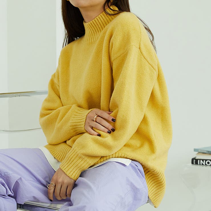 《オリエンタルトラフィック》バックスリットニットプルオーバー | ORiental TRaffic | 詳細画像4