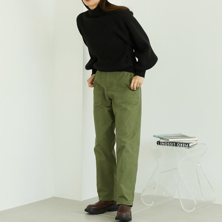 《オリエンタルトラフィック》ハイネックボリュームスリーブニット | ORiental TRaffic | 詳細画像9 