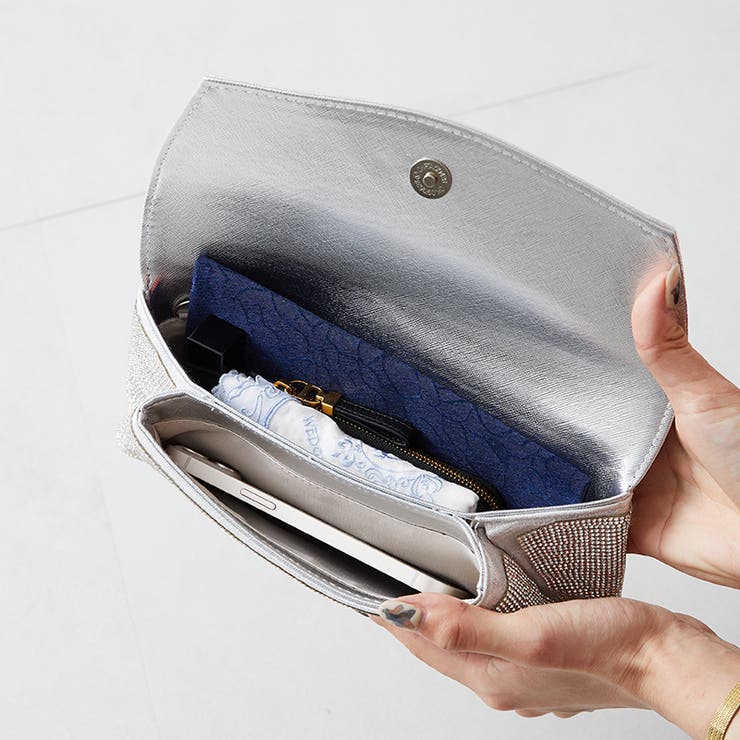 《オリエンタルトラフィック》ラインストーンレタークラッチバッグ/MOB014 | ORiental TRaffic | 詳細画像8 