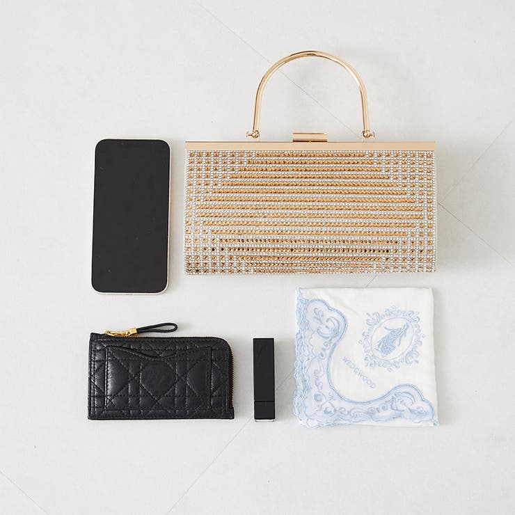 《オリエンタルトラフィック》ラインストーンメタルハンドルバッグ/MOB009 | ORiental TRaffic | 詳細画像7 