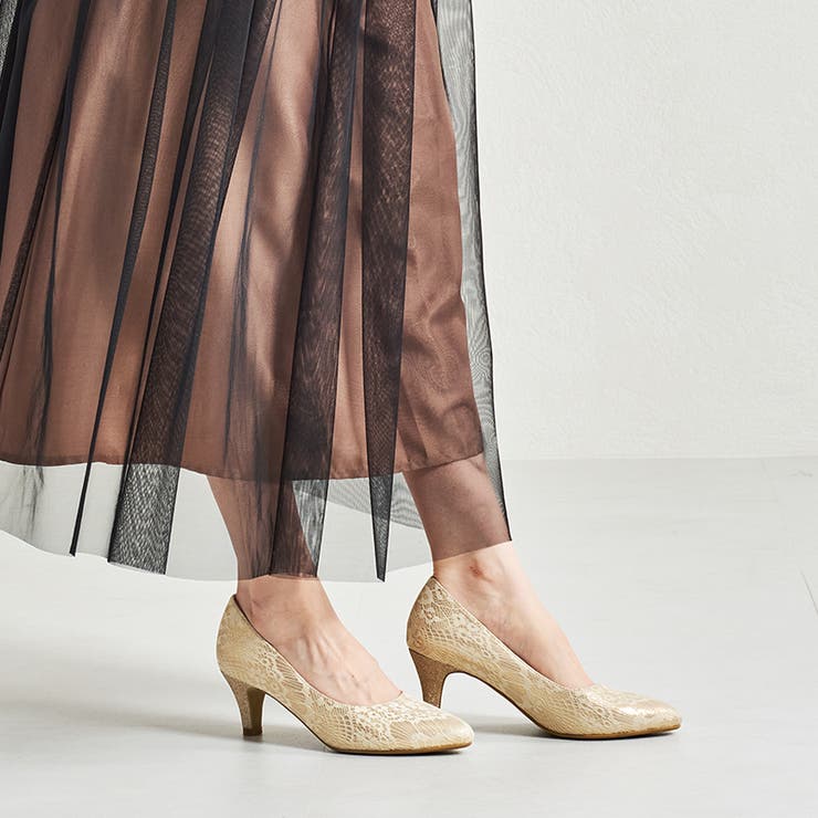 《オリエンタルトラフィック》グリッターヒールレースパンプス/MOR108 | ORiental TRaffic | 詳細画像4 