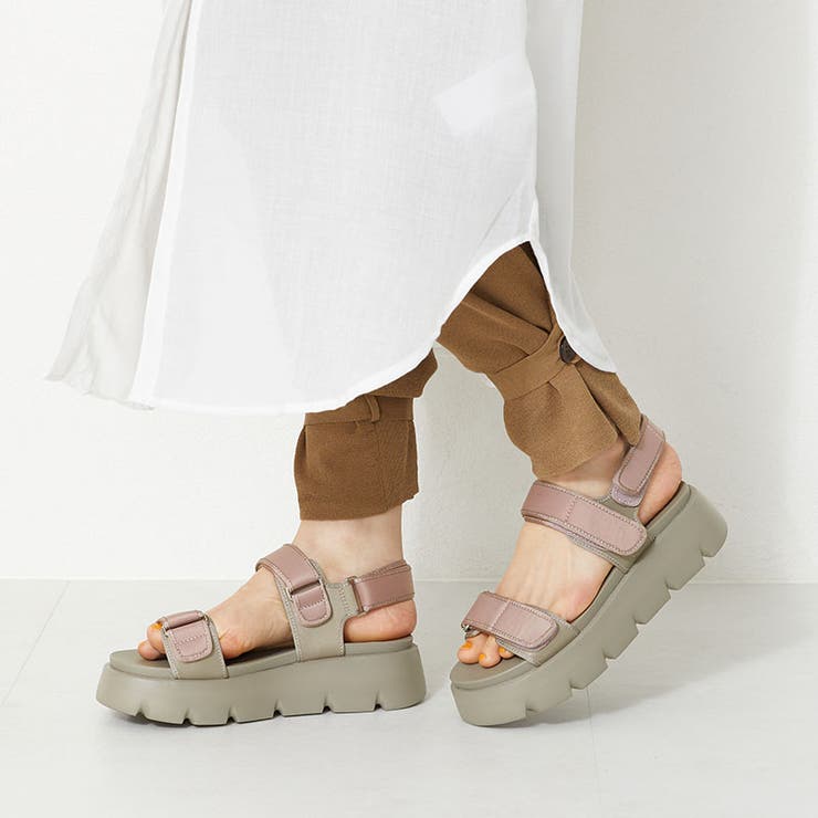 厚底ナイロンベルトスポーツサンダル/OT3212[品番：ORTS0004148