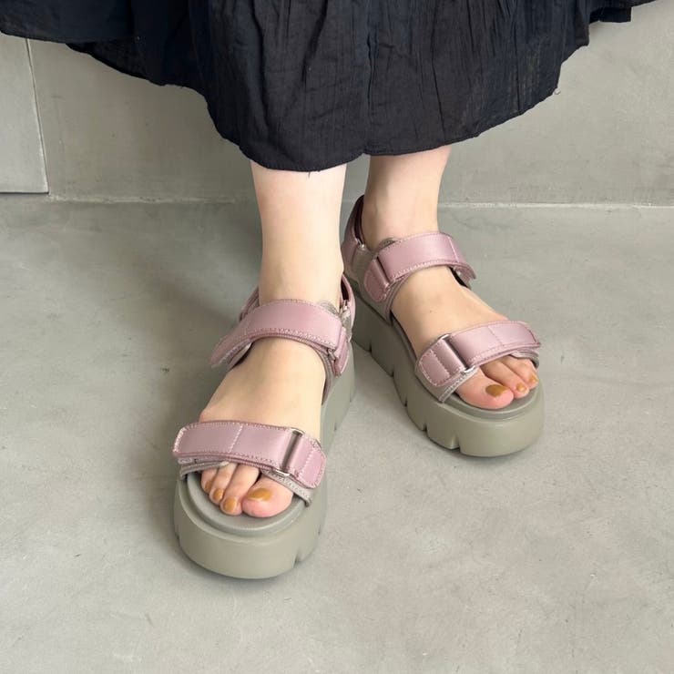 厚底ナイロンベルトスポーツサンダル/OT3212[品番：ORTS0004148