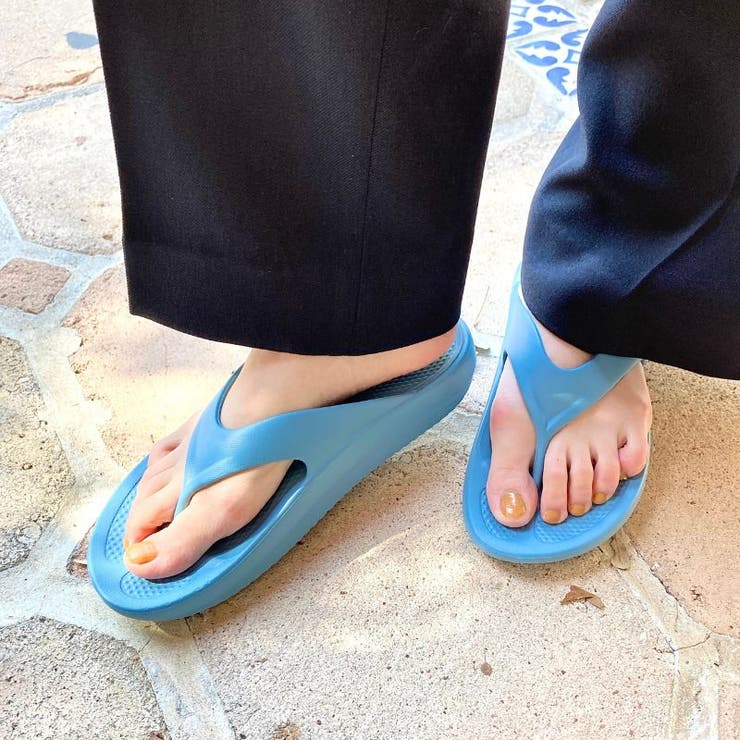 新品未使用　 SLIPPER 黒 EVAトングサンダル 26cm welleg サンダル EVA トングサンダル レディース : ZOZOTOWN