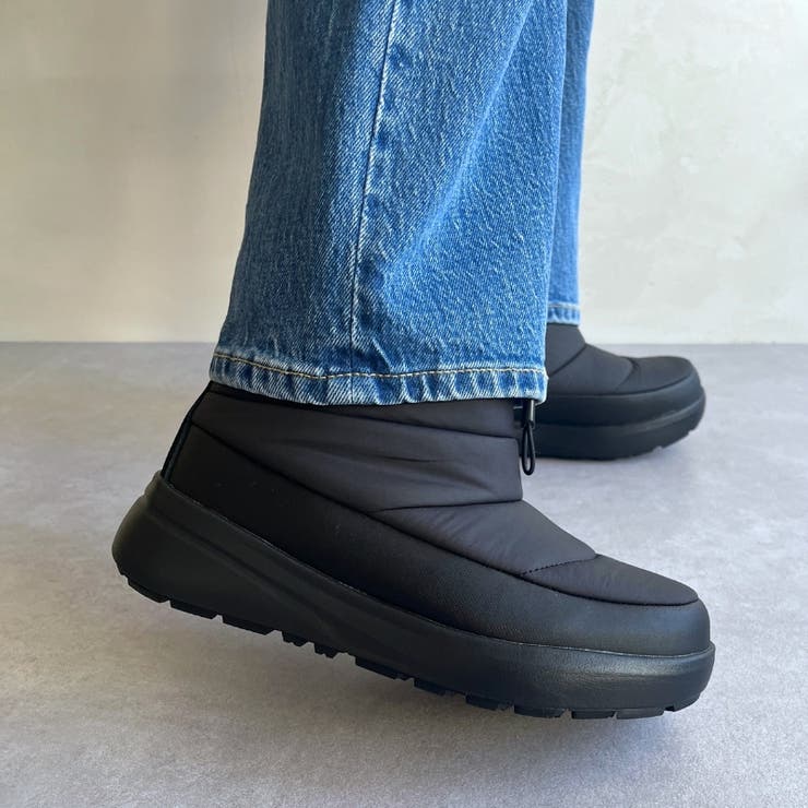 ブラック | 【完全防水】パデットショートスノーブーツ/OT3404 | ORiental TRaffic