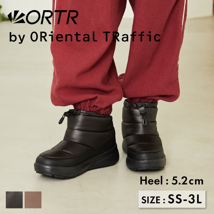 ORTR OT3404スノーブーツ Lサイズ ORiental TRaffic ブーツ 「完全防水」パデットショートスノー