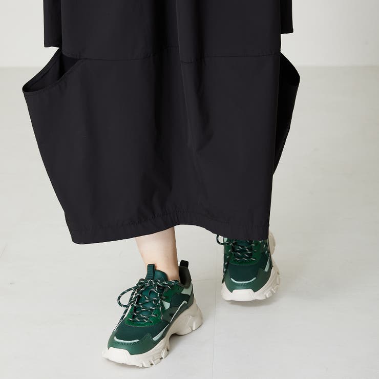 ストライプシューレース厚底スニーカー/OT3728[品番：ORTS0004128