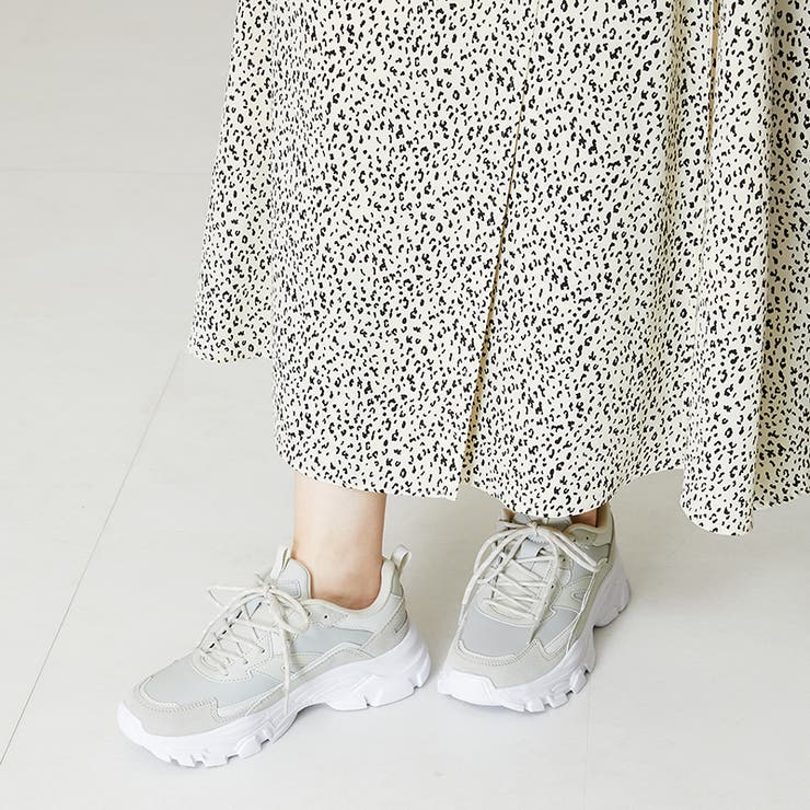 ストライプシューレース厚底スニーカー/OT3728[品番：ORTS0004128