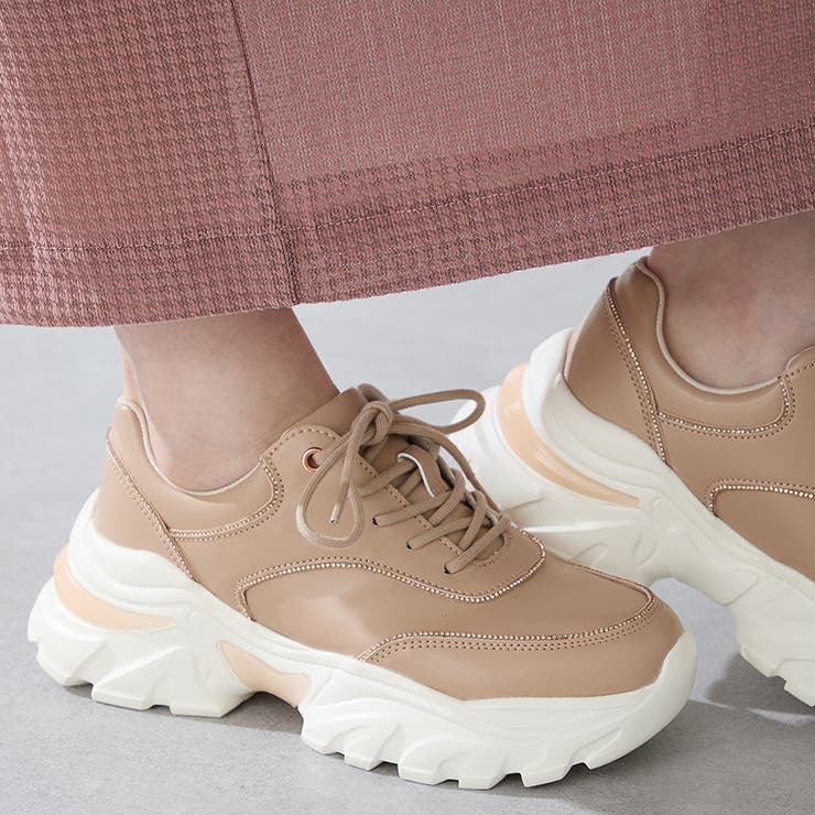 ラインストーン切替ダッドスニーカー/OT3769 | ORiental TRaffic | 詳細画像4 