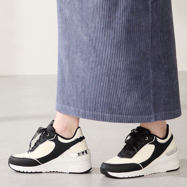 ブラック | ヒールアップ2wayシューレーススニーカー/OT3775 | ORiental TRaffic