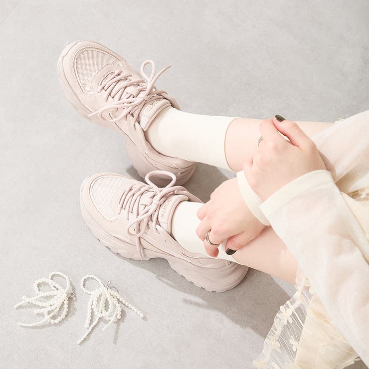 パールリボン付きダッドスニーカー/OT3781 | ORiental TRaffic | 詳細画像10 