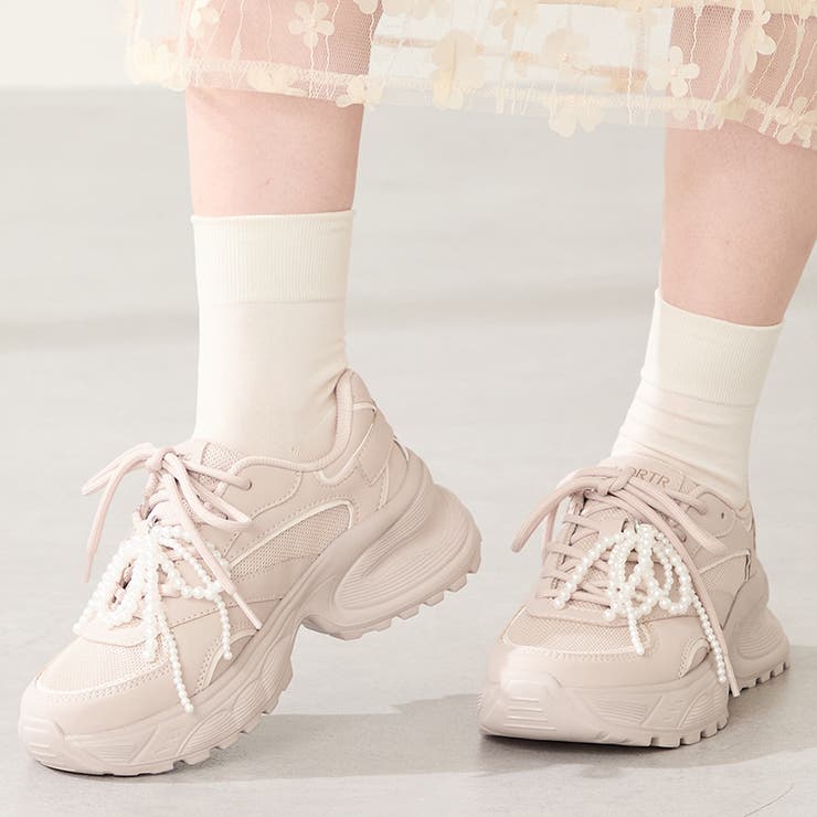 パールリボン付きダッドスニーカー/OT3781 | ORiental TRaffic | 詳細画像12 