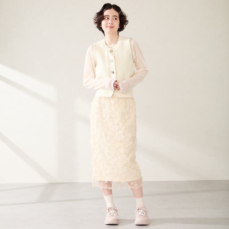 パールリボン付きダッドスニーカー/OT3781 | ORiental TRaffic | 詳細画像16 