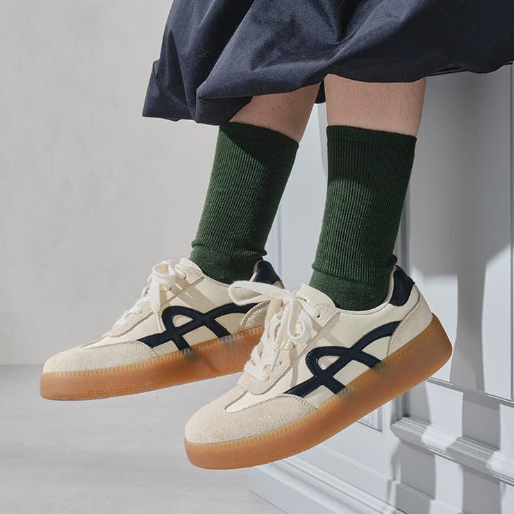ベージュ | ガムソールジャーマンスニーカー/OT3783 | ORiental TRaffic