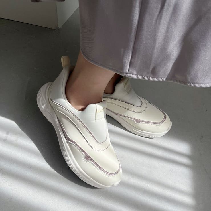 ハンズフリー【瞬間フィット】グリッターラインスニーカー/OT3785 | ORiental TRaffic | 詳細画像17 