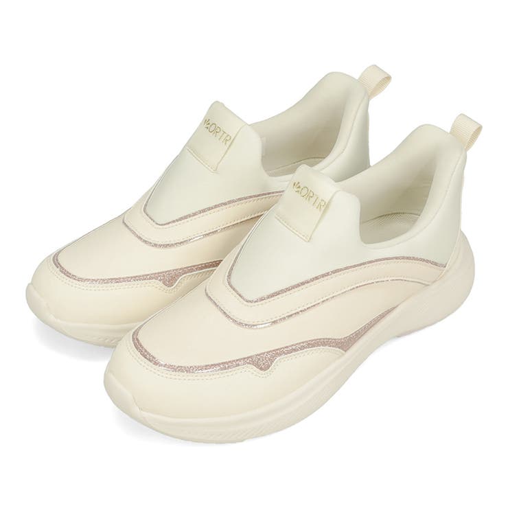 ハンズフリー【瞬間フィット】グリッターラインスニーカー/OT3785 | ORiental TRaffic | 詳細画像26 