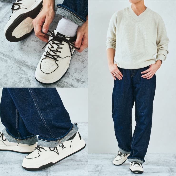 【MEN'S】パイピングコートソールスニーカー/OT5701 | ORiental TRaffic | 詳細画像4 