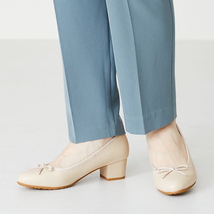 ベージュ | ラウンドトゥバレエレインパンプス R 1017 | ORiental TRaffic